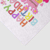 Happy Birthday Tissue Paper Princess Tissuepapier (Detail)