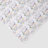 Happy Birthday Tissue Paper Rabbit Tissuepapier (Detail)