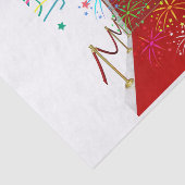 Happy Birthday Tissue Paper Red Carpet Tissuepapier (Detail)