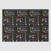 Happy Birthday Tissue Paper Samantha Tissuepapier (Voorkant)