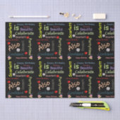 Happy Birthday Tissue Paper Scarlett Tissuepapier (Craft)