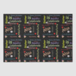 Happy Birthday Tissue Paper Sister Tissuepapier<br><div class="desc">Happy Birthday-weefselpaper</div>