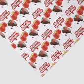 Happy Birthday Tissue Paper Strawberry Tissuepapier (Detail)