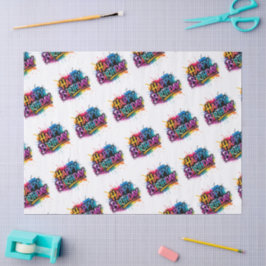 Happy Birthday Tissue Paper Tissuepapier