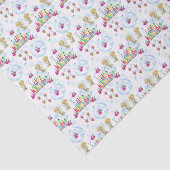 Happy Birthday Tissue Paper Twin Angels Tissuepapier (Detail)