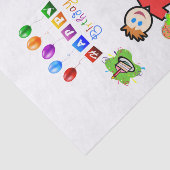 Happy Birthday Tissue Paper Twins Ice Cream Tissuepapier (Detail)