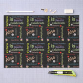 Happy Birthday Tissue Paper Victoria Tissuepapier (Craft)