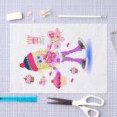 Happy Birthday Tissue Paper Wacky Girl Tissuepapier (Craft)