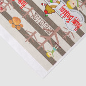 Happy Birthday Tissue Paper Wens voor een hond Tissuepapier (Detail)