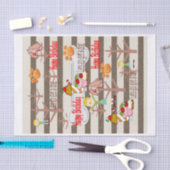 Happy Birthday Tissue Paper Wens voor een hond Tissuepapier (Craft)