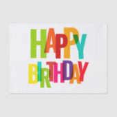 Happy Birthday Tissuepapier (Voorkant)