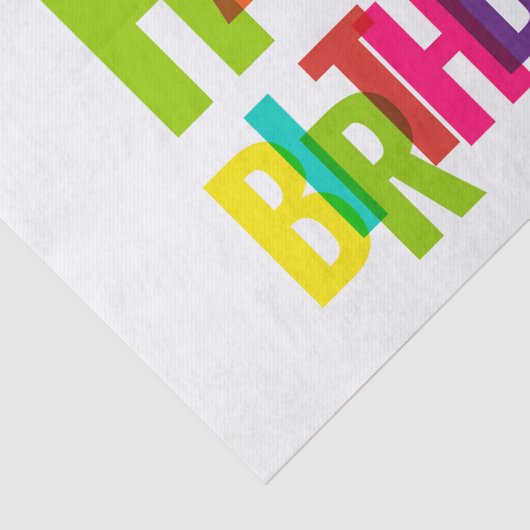 Happy Birthday Tissuepapier (Detail)