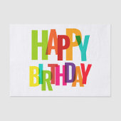 Happy Birthday Tissuepapier