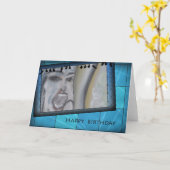 happy birthday _ Titel: 'only for me' Kaart (Gele Bloem)