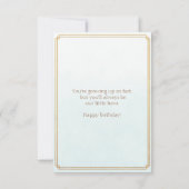 Happy Birthday To a Special Grandson Kaart (Achterkant)