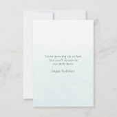 Happy Birthday To a Special Grandson  Kaart (Achterkant)