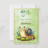 Happy Birthday To a Special Grandson  Kaart (Voorkant)