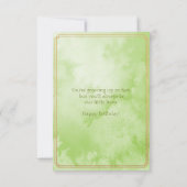 Happy Birthday To a Special Grandson  Kaart (Achterkant)