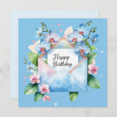 Happy birthday to a wonderful friend greeting card feestdagenkaart (Voorkant / Achterkant)