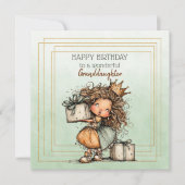 Happy Birthday To A Wonderful Granddaughter (Voorkant)