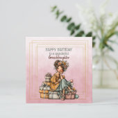 Happy Birthday To A Wonderful Granddaughter (Staand voorkant)