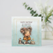 Happy Birthday To A Wonderful Granddaughter (Staand voorkant)