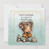 Happy Birthday To A Wonderful Granddaughter (Voorkant)