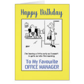 Happy Birthday to An Office Manager (Voorkant)