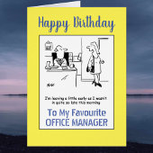 Happy Birthday to An Office Manager