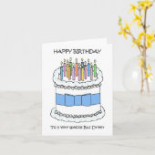 Happy Birthday to Bus Driver Kaart (Gele Bloem)