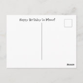 Happy Birthday to Meow | Katten met Cake Briefkaart (Achterkant)