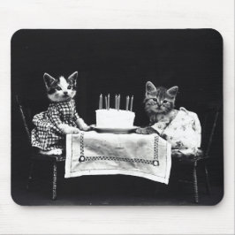 Happy Birthday to Meow | Katten met Cake Muismat