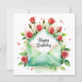 Happy birthday to my love Greeting card Feestdagenkaart (Voorkant)