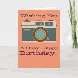 Happy Birthday to Photographer Photography Lover Kaart