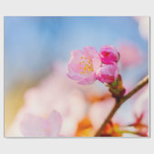 Happy Birthday to Sakura Cherry Blossom Cadeaupapier (Vlak)