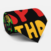 Happy Birthday to Ya Song Lyrics Stropdas (Opgerold)