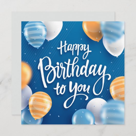 Happy Birthday to You (Voorkant / Achterkant)