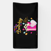 Happy Birthday To You 1.6x3 Vinyl Banner (Verticaal)