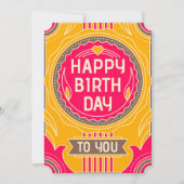 Happy Birthday to You Feestdagenkaart (Voorkant)