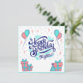 Happy Birthday to You Kaart (Staand voorkant)