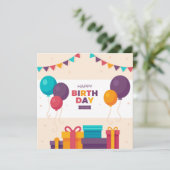 Happy Birthday To You Kaart (Staand voorkant)