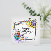 Happy Birthday To You Kaart (Staand voorkant)