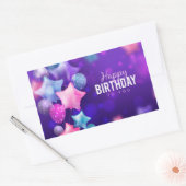 Happy Birthday to You Rechthoekige Sticker (Envelop)