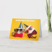 Happy Birthday Toilet Paper Coronavirus Humor Kaart (Voorkant)