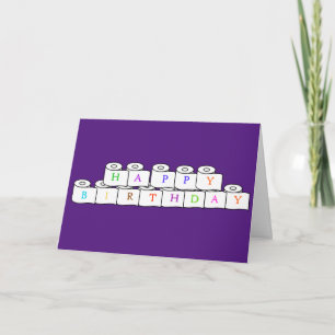 Happy Birthday Toilet Paper Wenskaart Kaart