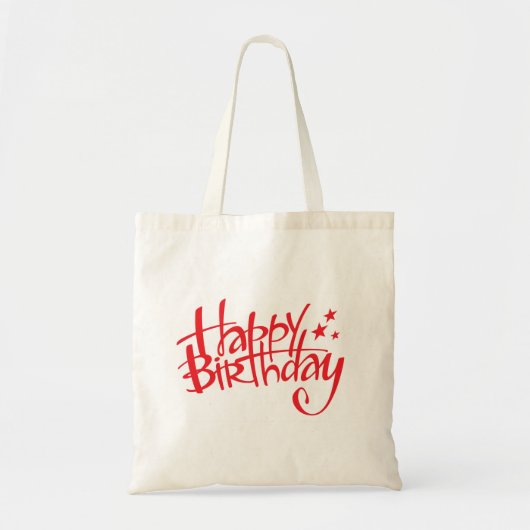 Happy Birthday Tote Bag (Voorkant)