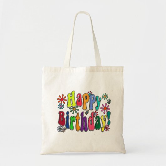 Happy Birthday Tote Bag (Voorkant)