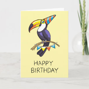 Happy Birthday Toucan-kaart Kaart