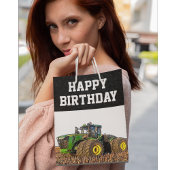 Happy Birthday Tractor Boerderij Equipment Agricul Medium Cadeauzakje