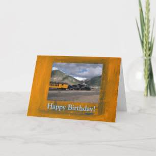 Happy Birthday Train Card Kaart